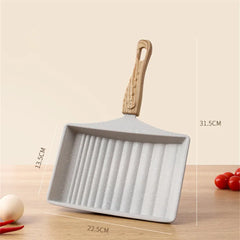 Non-Stick Wave Bottom Tamagoyaki Omelette Saucepan Egg Roll Pancake Frying Pan Cooking Pots Kitchenware Kitchen Cookware Tools